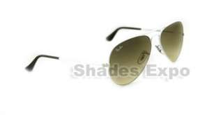 NEW RAY BAN SUNGLASSES RB 3025 WHITE 032/32 RB3025 AUTH  