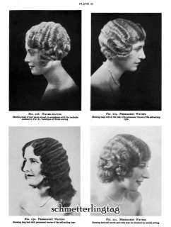 1930s Hairstyle Book Marcel Waving Flapper Hairstyles  