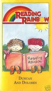 DUNCAN & DOLORES Reading Rainbow VHS Jane Curtin  