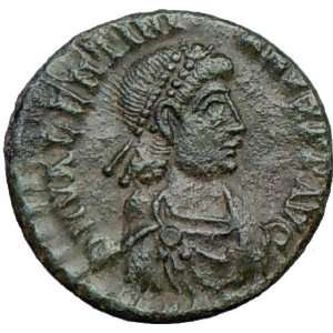  VALENTINIAN I 364AD Ancient Authentic Roman Coin CHI RHO 