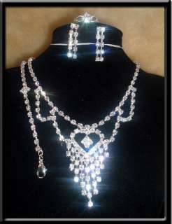 Costume necklace set Czech rhinestone wholesale 6sets  