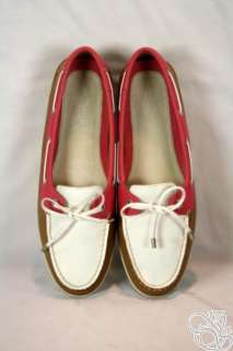 SPERRY Top Sider Montauk Tan/Pink Womens Boat Shoes  