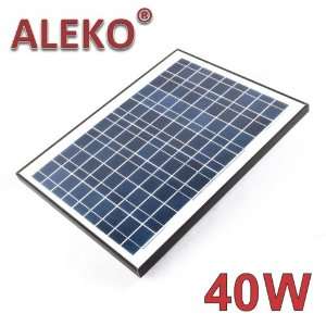  ALEKO® 40W 40 Watt Polycrystalline Solar Panel