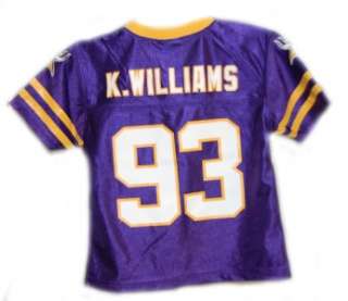 Minnesota Vikings Kevin Williams Youth Jersey #93 886281176326 