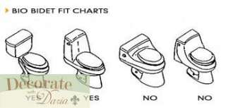 BIO BIDET BB 250 Basic Toilet Seat Attachment Personal Hygiene Jet 