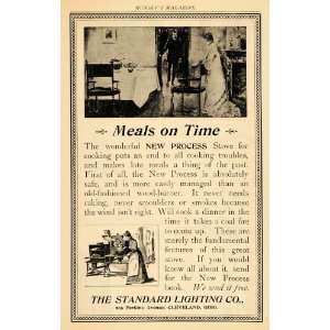  1895 Ad Standard Lighting Company New Process Stove 