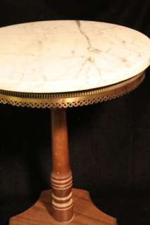 Beautiful Marble Art Nouveau Side Table  
