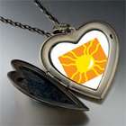 Pugster Bright Yellow Sun Large Pendant Necklace