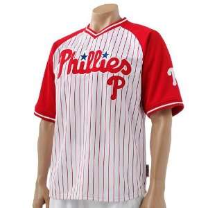  Stitches Philadelphia Phillies Pinstripe Jersey: Sports 