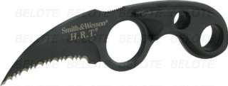 Smith & Wesson HRT Badge Knife Black Serrated SWHRT2B  