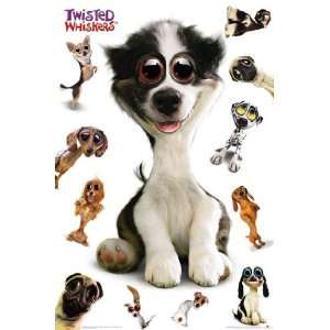 Twisted Whiskers Dogs Poster