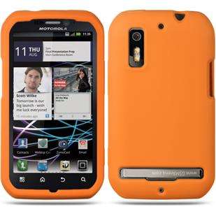   Electrify Photon 4G SILICONE Soft Rubber Gel Skin Case Cover Orange