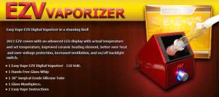NEW 2011 RED Easy Vape Digital EZV Herbal Vaporizer  
