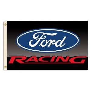  NASCAR Ford Racing Black Background 3 by 5 Foot Flag with 