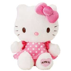  Hello Kitty   Small April Birthday Kitty 6 Plush Toys 