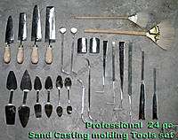 24 pc Sand Casting mold tools set foundry metal flask  