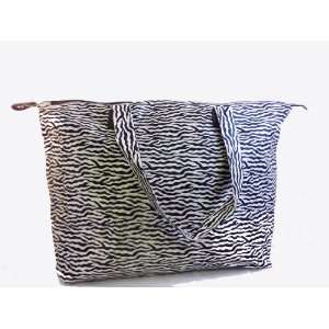    New Large Fashion Micro Tote Hand Bag for Women Zebra Print Beauty