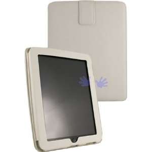  iGg iPad Rugged Flip Leather Case   White (Free Screen 