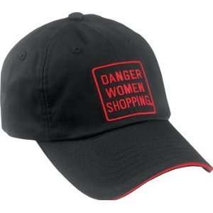  ANDE ROONEYS DANGER WOMEN SHOPPING BASEBALL CAP BLACK WITH RED 