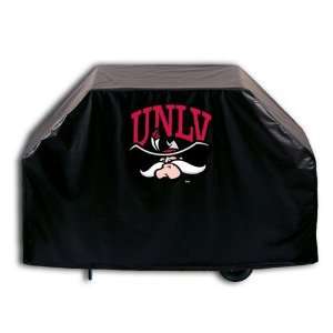    UNLV Rebels Logo Grill Cover on Black Vinyl