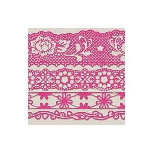   Block Frame Tape, Pack of 4, Bright Pink Lace Arts, Crafts & Sewing