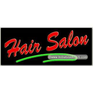 Hair Salon Neon Sign:  Grocery & Gourmet Food