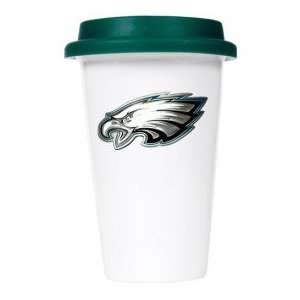  Philadelphia Eagles Ceramic Travel Cup (Team Color Lid 