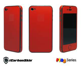 iPhone 4 MATTE RED FULL BODY VINYL SKIN 3M Di Noc  