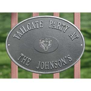  Chicago Bears Personalized Pewter and Silver Indoor 