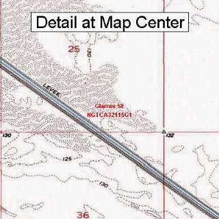   Map   Glamis SE, California (Folded/Waterproof)