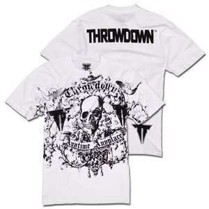  Throwdown New Death White T Shirt (Size3XL) Sports 