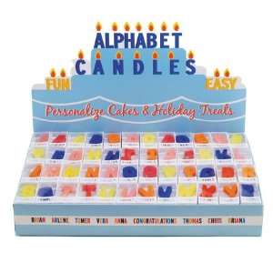 Alphabet Candles   Set of 238 Individual Letter Candles   Various 