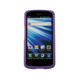   Phone Protector Case Cover Dark Purple For LG Nitro HD: Cell Phones