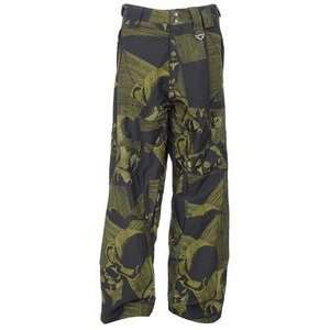  Oakley Fort Cord Snowboard Pants Yellow Skell Sports 