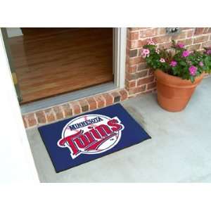  MLB Minnesota Twins Team Logo Door Mat: Sports & Outdoors