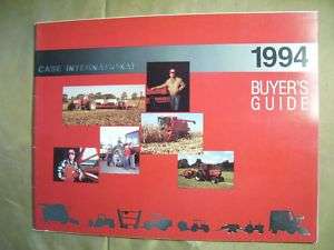 50 Pg 1994 Case IH Tractor Catalog Sales Brochure  