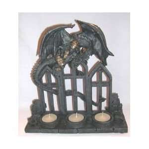    Dragon with Arched Window T Lite Candle Holder: Home & Kitchen