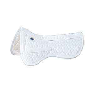   Half Pad with Pockets for Shims  Dressage   White
