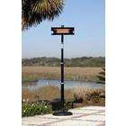   Coated Steel Telescoping Offset Pole Mounted Infrared Patio Heater