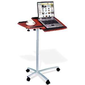  Mobile Laptop Cart Mahogany: Office Products
