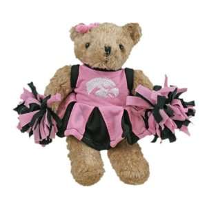  NCAA Pink Cheerleader Bear with Sound Iowa Case Pack 16 