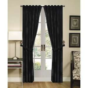   Lined Back Tap Window Curtain / Drape / Panesl 84L: Home & Kitchen