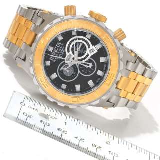 Invicta 6898 Reserve 18K Gold Tone Swiss Made Quartz Chrono Movt Watch 