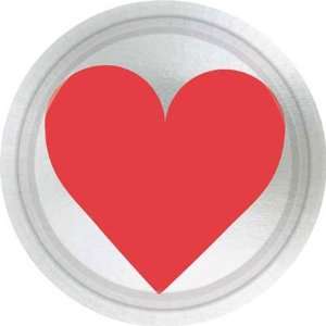  Key To Your Heart Metallic Dessert Plates 8ct Toys 