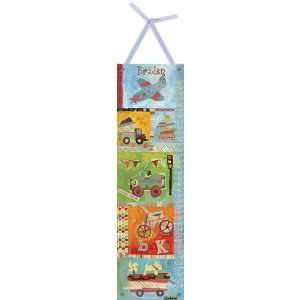  Growth Chart Get Moving 12x42 inches, PERSONALIZED: Toys 