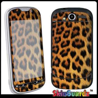 Black Yellow Cheetah Vinyl Case Decal Skin To Cover HTC MyTouch 4G 