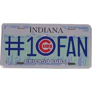  Chicago Cubs #1 Fan License Plate