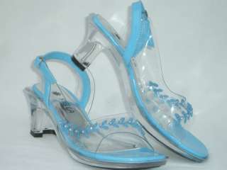 Pageant Wedding Flower Girl Dress Cinderella Clear Shoe  