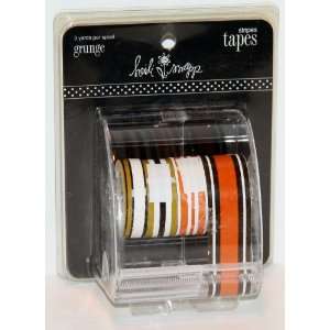  Heidi Swapp Decorative Tape Grunge Stripes Tapes 5 Spools 