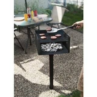  Bbq Guys Campground Bbq Charcoal Grill On Post   J 20 B2 